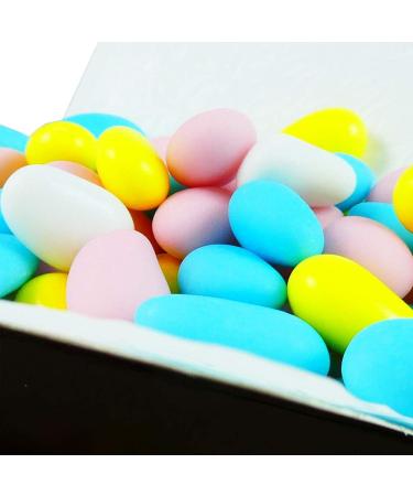 Sugared Almonds Pink White Blue & Yellow Covered Nuts in a Gift Box - Buy Online on GoSupps.com
