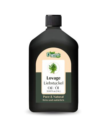 ORGANIC ZING Organic Zing Lovage Oil (Levisticum officinale) | Pure and natural essential oil for massage skin care hair care 1000 ml