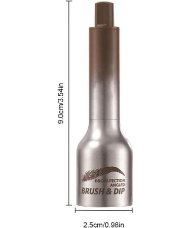 Angled Brush and Dip Liquid Eyebrow Gel Liquid Eyebrow Brush Smudge Proof Eyebrow Pencils Long Lasting Waterproof Brow Pen Creates Natural Looking Brows Effortlessly (espresso) - Buy Online on GoSupps.com