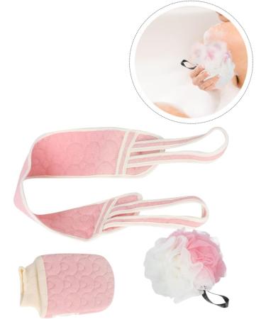 minkissy 2 Sets Bath Towel Loofah Suit Back Scrubber for Shower Loofah Back Strap Exfoliating Back Scrubber Back Strip for Shower Body for Men Towel for Shower Brush Sponge - Buy Online on GoSupps.com