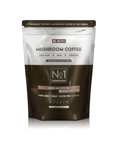 Be Keto Instant Coffee - Mushroom (Lion's Mane Cordyceps and Reishi) - French Vanilla 250g