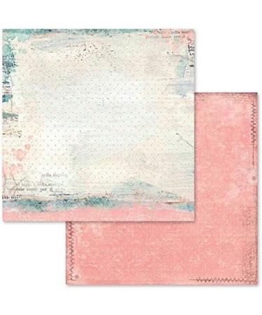 Stamperia International KFT Paper Pad 12x12 10pk Dream Pink Blue - 12x12-Inch Pink Blue Design - Buy Online on GoSupps.com