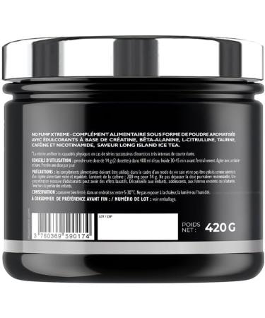 Superset Nutrition - No Pump Xtreme (420gr) - Pre-Workout Powder - Powerful Pre-Workout Booster 3.3g Creatine B - Buy Online on GoSupps.com