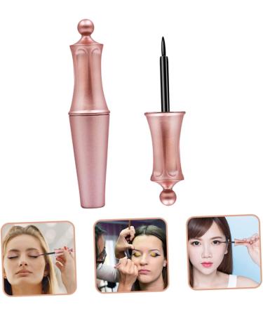 BIUDECO 2pcs Liquid Eyeliner Makeup Mascara Fakeaway Gel Refillable Accessories Eyelashes Titanium Oxide - Buy Online on GoSupps.com