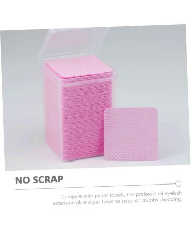 NOLITOY 1200 Pcs Lint-Free Eyelash & Nail Polish Remover Pads | Pure Cotton Cleaning Wipes for Eyelash Extensions & Nail Care - International Shipping Available - Buy Online on GoSupps.com