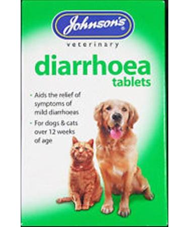 Johnson's DIARRHOEA TABLETS X12 HEALTHY CAT OR DOG