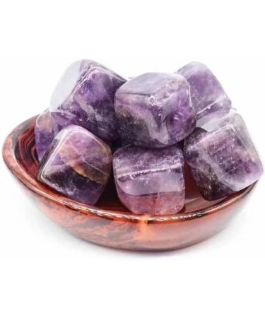 Crystal 9pc 15mm-20mm Natural Dream Amethyst Cube Tumbles Stone Gift for Decoration JZIGTDEM - Buy Online on GoSupps.com