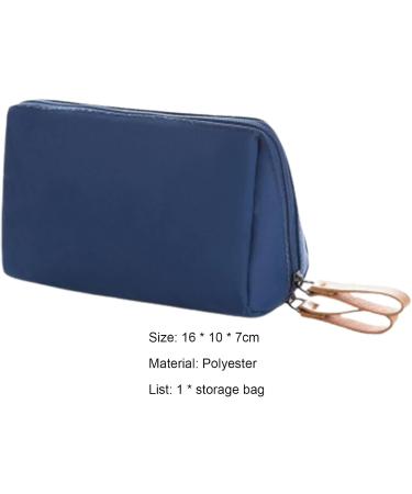 Buy Large Capacity Makeup Bag - Polyester Toiletry Bag with Smooth Zipper for Women & Girls - Travel & Home Storage in Black & Red - Buy Online on GoSupps.com