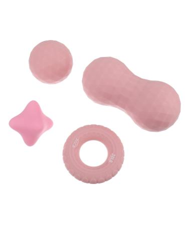 Healeeved 4 pieces massage ball set deep massage body massage hand exercise mobility acupressure pressure point muscle roller lacrosse balls trigger role yoga massage sport fitness pebble gel