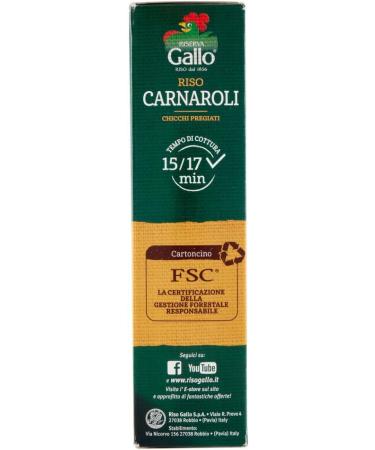  Italian Gourmet E.R. Gallo Riserva Carnaroli 100% Italian Rice Cooking Time 15 Minutes Ideal for Risottos 1 kg Pack + Gourmet Italian Tomato Pulp Box 400 g - Buy Online on GoSupps.com
