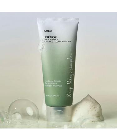 Buy Anua Heartleaf Quercetinol Pore Deep Cleansing Foam 150ml | Best International Shipping & Skincare Quality - Buy Online on GoSupps.com