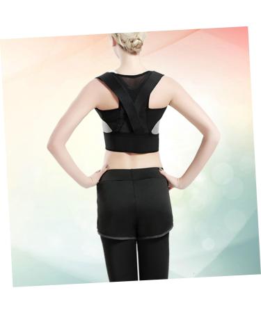 FRCOLOR Humpback Correction Belt | Best Posture Corrector & Shoulder Support Brace - Black - Buy Online on GoSupps.com