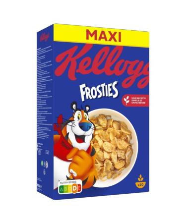Kellogg's Frosties 620G - C r ales croustillantes pour enfants avec une douceur d licieuse - Petit d jeuner savoureux pour toute la famille. - Lot De 3 - Vendu Par Lot