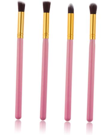 OHPHCALL 8 Pcs Eye Make-up Brush Kit Synthetic Hairs Brushes Foundation Makeup Brushes Eyeshadow Stick mediumx2pcs Pink+goldx2pcs - Buy Online on GoSupps.com