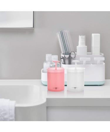 Beautyflier Facial Cleanser Foam Cup - 2 Pieces Whip Bubble Maker for Skin Cleansing - White & Pink - International Shipping - Buy Online on GoSupps.com