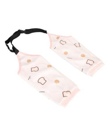 BROLEO Dog Elbow Protector Adjustable Comfortable Polyester Cotton Abrasion Resistant 1 Pair for Pet Supplies (L)