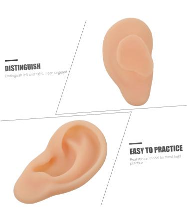 Healifty Silicone Human Ear Model - 3D Simulation Tool for Teaching and Care - Beige - Buy Online on GoSupps.com