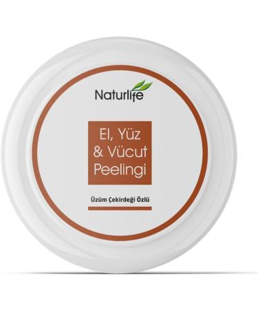 NATURE LIFE Peeling with grape seed extract for hands and face body 300 ml - Buy Online on GoSupps.com