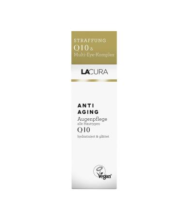 Lacura Anti Aging Eye Care with Q10 - Reduce Wrinkles & Crow's Feet | 15ml 1-Pack - International Shipping - Buy Online on GoSupps.com
