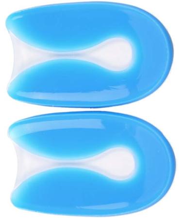 Heallily Silicone Gel Heel Cups - U-Shaped Soft Cushion Shoes Pads for Heel Pain - Shock Absorbing Support - Size S (1 Pair) - Buy Online on GoSupps.com