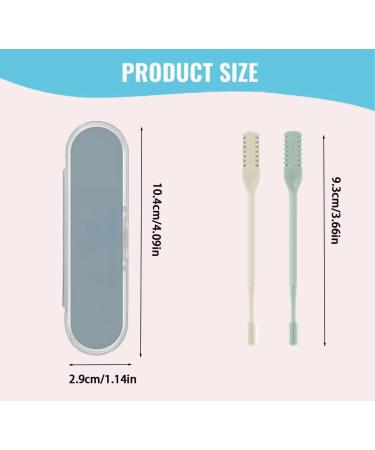 2024 Upgraded 2-in-1 Nasal Hair Cutter | Manual Nose Hair Trimmer - Double-Sided & 360 Rotating Design for Precision Grooming - Buy Online on GoSupps.com