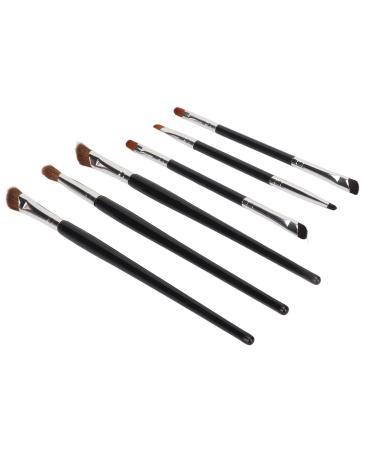 Zetiling 6Pcs Brush Nose Shadow Brush Kit | Skin-Friendly Fiber Bristles for Perfect Makeup | Double End Design | Soft Touch & Lightweight - Buy Online on GoSupps.com