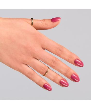 SEMILAC 377 Shimmer Stone Ruby Nail UV Gel Polish | Long Lasting and Easy to Apply | Soak off UV/Led | Perfect for Home and Professional Manicure and Pedicure 7 ml Red Silver - Buy Online on GoSupps.com