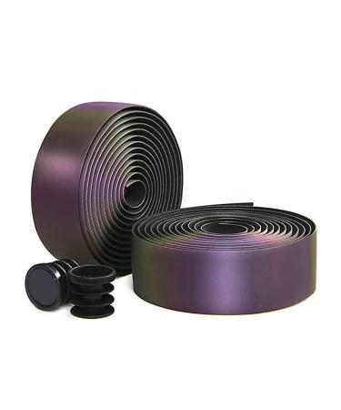 Bumlon Road Bike Handlebar Tape, Bicycle Bar Tape, PU Leather + EVA, Reflective Cycling Handle Grip Wrap - 2 Rolls