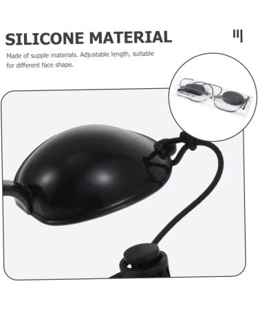 DOITOOL Tanning Supplies 1 Set Beauty Mask Protective LED Light Protective Goggles Protection Silica Gel Skin Eye Patch Safety Goggles - Buy Online on GoSupps.com
