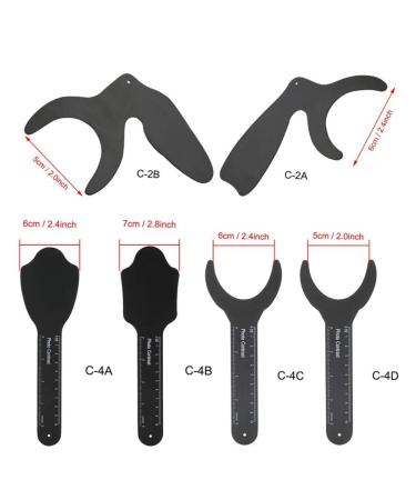 Dental Autoclavable Contrasters - 6Pcs/Set | Black Background Board Orthodontic Rubber Palette | Latex-Free Intraoral Photographic Tool - Buy Online on GoSupps.com