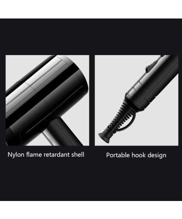 1800W Professional Hair Dryer with Nozzles Ionic Salon Powerful Supersonic Hairdryer AC Motor Fast Blow Dryer with 3 Heat 2 Speed Cool Shot Long Cable Quiet Fast Drying for Home Men and Women Purple Black - Buy Online on GoSupps.com