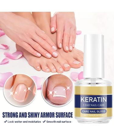 Lot de 3 flacons d'huile de k ratine pour ongles et cuticules - Soin hydratant et raffermissant - Ongles brillants - Aloe vera et lavande - Soin intensif de 3 jours pour ongles secs et brusques - Buy Online on GoSupps.com