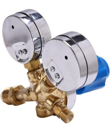 xorea Oxygen Gas Bottle Regulators O2 Reducing Pressure Inhaler Double Gauge Regulator Oxygen Tank Regulator - Buy Online on GoSupps.com