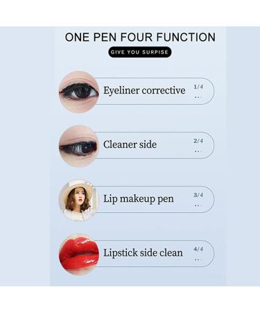 Newfacefure Eyeliner Eraser Pen - Easy Corrector for Magnetic Eyeliner - 2 Pack (Black and White) - Gentle on Sensitive Skin - Buy Online on GoSupps.com