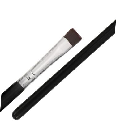 Healeved 30 Pcs Flat Eyebrow Brush Eye Shadow Brush Flat Thin Eyeliner Brush Makeup Tool Wooden Handle Black - Buy Online on GoSupps.com