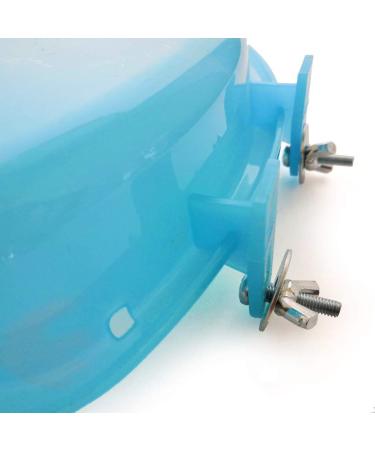 Hypeety Portable Bird Bath with Mirror - Blue Bird Bathtub for Pet Parrots - Buy Online on GoSupps.com