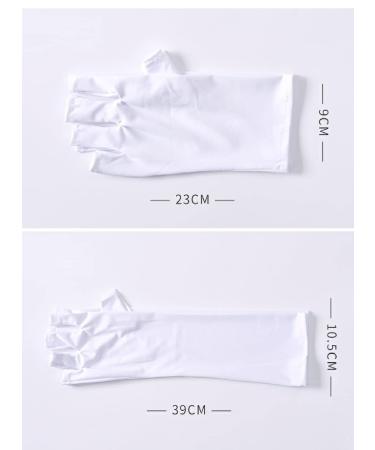 High-Quality Nail Files & Buffers with Manicure Gloves - Prevent Burns from Phototherapy Devices | 1 Pair Each in Black & Short - Buy Online on GoSupps.com