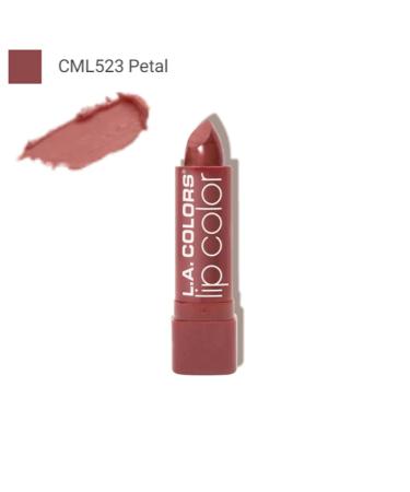 Buy L.A. Colors Moisture Rich Lip Color CML523 Petal | Vitamin E Aloe Vera Lipstick Balm + Free Zipper Bag International Shipping Available - Buy Online on GoSupps.com