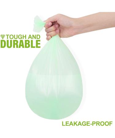 150 Count 1.2 Gallon Biodegradable Trash Bags | Mini Recycling & Degradable Garbage Bags for Kitchen Bathroom Office | Fits 4.5 Liter Bins - Buy Online on GoSupps.com