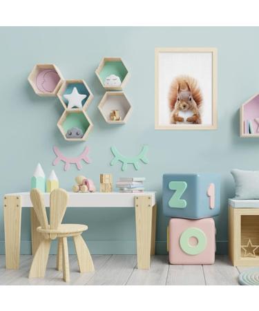 Forest Animals Poster Set - Set of 6 Children's Room Wall Art and Safari Decoration - Buy Online on GoSupps.com