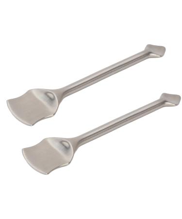 2pcs Blackhead Cleaning Tool Double Head Lightweight Stainless Steel Pore Scraper for Women Men Blackheads and Acne Removal