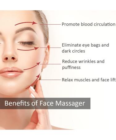 CUEA Face Massaging Derma Roller Aluminum Alloy Face Massaging Roller for Home Use for Hands Head - Buy Online on GoSupps.com