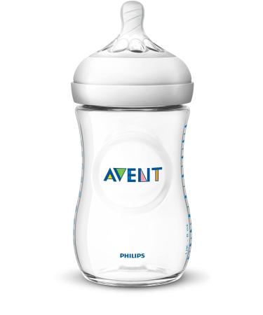 Philips AVENT Natural Baby Bottle Clear 9oz 2pk SCF013/27 | Set of 2 Bottles - 9oz Capacity - Buy Online on GoSupps.com