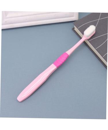 PopetPop Soft Toothbrush Set - 2 Micro Hand Toothbrushes for Adults Ideal for Pregnant Women - Comfortable Grip & Gentle Cleaning - Buy Online on GoSupps.com