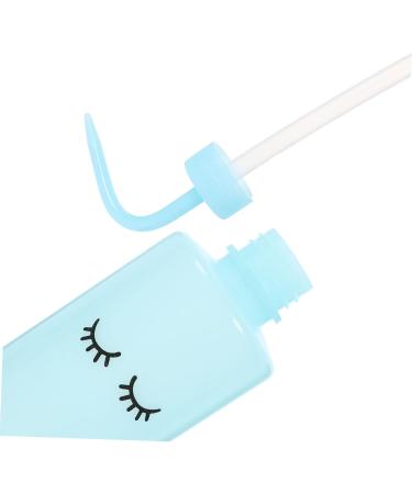 Beavorty Ergonomic Design 250ml Eyelash Washing Bottle Squeeze Function Easy for Cleaning Eyelashes and Watering Plants Blue - Buy Online on GoSupps.com