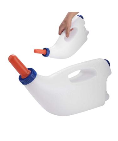 Self Feeding Bottle  4l Calf Bottle Holder Cow Feeding Milk Bottle Cups Nursing Milk Feeder with Handle Calf Milk Feeder Bottle with Nipple Sheep Lamb Bottle Holder