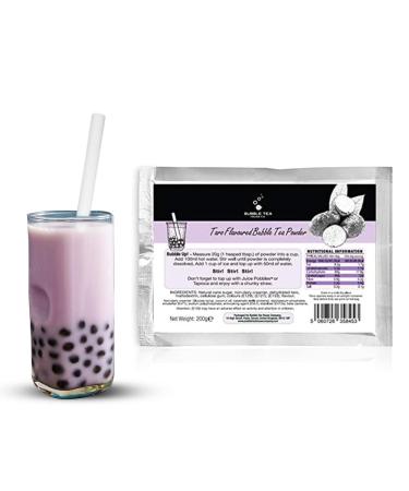 Taro Tea Powder for Bubble Tea 200 Grams - Taro Powder Makes 7 Servings- Premium Taro Milk Tea Ingredients - Gluten Free Lactose Free