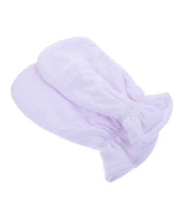 FRCOLOR 1 Pair Hand Mask Care Skin Care Cotton Gloves White Flannel