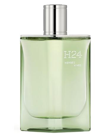 Hermes H24 Herbes Vives Eau De Parfum Rechargeable Spray for Men 3.4 Ounce H24 Herbes Vives 3.4 Fl Oz (Pack of 1)