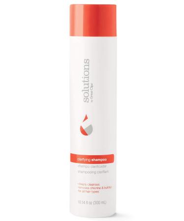 GREAT CLIPS Solutions Clarifying Shampoo 10oz | Removes Build-up | For All Hair Types | Great for Swimmers